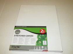 Daler-rowney Simply... Stretched Canvas 11'x14" 3 Pack - Ideal for Oil & Acrylic