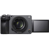 Sony FX3 Full-Frame Cinema Camera (Body Only) (ILME-FX3) + Sony FE C 16-35mm T3.1 G Lens + 4K Monitor + Pro Headphones + Pro Mic + 128GB Memory Card + Corel Photo Software + More (Renewed)