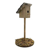 Facibom 1/12 Miniatures Dollhouse Garden Model Wooden Bird House for Dollhouse Decoration Accessories