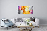 V-inspire Art,24x48 Inch Modern Abstract Hand Painted Oil Paintings Acrylic Painted Canvas Wall Art Decor for Living Room Bedroom Dining Room Artwork for Home Walls