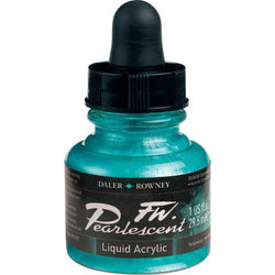 Daler-Rowney FW Pearlescent Acrylic Ink, 1 oz, Hot Cool Yellow (603201113)