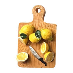 #N/A 1/6 Scale Dollhouse Cutting Board for Doll House Kitchen Accessories for Kid Boys Girls - Style3