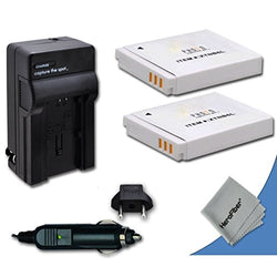 2 Canon NB-6L / NB-6LH Batteries Replacement by Xit with AC/DC Quick Charger Kit for Canon