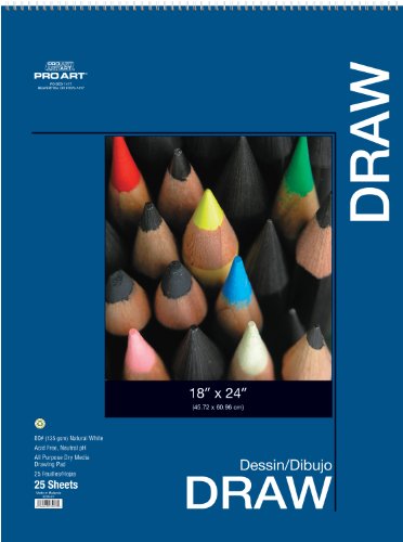 Pro Art 19-Inch by 24-Inch Drawing Pad