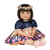 Adora Realistic Baby Doll Flutterbye Baby Toddler Doll - 20 inch, Soft CuddleMe Vinyl, Brown Hair, Brown Eyes