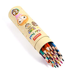BANJI Colored Pencils, Vibrant Color Presharpened Pencils for School Kids Teachers, Soft Core Art Drawing Pencils for Coloring, Sketching, and Painting (Yellow, 24)