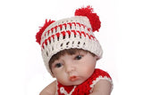 Minidiva Reborn Baby Doll RB077, 100% Alive Handmade Full Soft Silicone 11" /27cm Lifelike Newborn Doll Girl for Children
