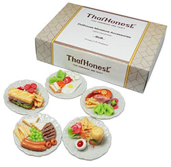 ThaiHonest 5 Mix Dollhouse Miniature Food,Tiny Food,Dollhouse Food
