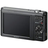 Sony Cyber-Shot DSC-W800 Digital Camera (Black) (DSCW800/B) + Case + 64GB Card + Card Reader + Flex Tripod + Memory Wallet + Cleaning Kit