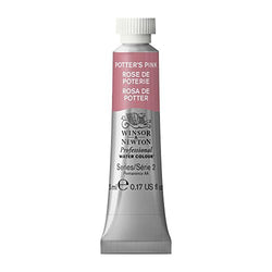 Winsor & Newton Professional Water Colour Paint, 5ml tube, Potter's Pink