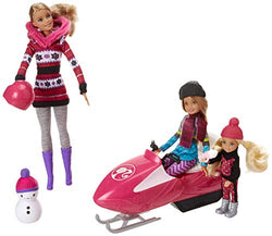 Barbie FDR73 Sisters Snow Fun Doll Giftset, Multicolor