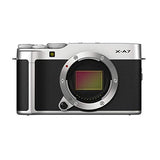 Fujifilm X-A7 Mirrorless Digital Camera w/XC15-45mm F3.5-5.6 OIS PZ Lens, Silver