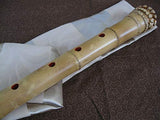 1.8 Pentatonic Shakuhachi with Root End 5 Holes Kinko Wudaguji inlet with buffalo horn flake- Traditional Zen Instrument