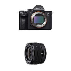 Sony a7 III ILCE7M3/B Full-Frame Mirrorless Interchangeable-Lens Camera with 3-Inch LCD, Black with Sony FE 28-60mm F4-5.6 Full-Frame Compact Zoom Lens (SEL2860)