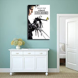 Edward Scissorhands 1990 Classic Movie Canvas Poster Wall Art Decor Print Picture Paintings for Living Room Bedroom Decoration 20×30inch(50×75cm) Unframe-style1