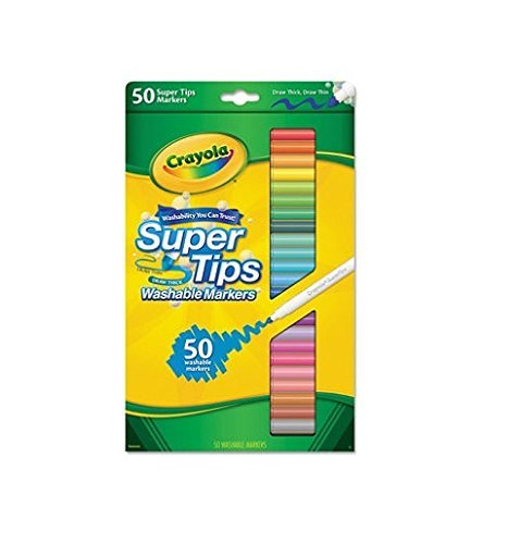 CYO585050 - Crayola Washable Super Tips Fine Line Markers