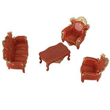 Set of 1:25 G Scale Luxury Dollhouse Model Scene Decoration Sofa Settee Couch