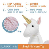 Lunaki Unicorn Stuffed Animal Plush Toy in Pink Tutu Dress - Premium Gift for Girls, Great Toys for Birthday, Baby Shower & Christmas - 19 inches