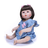 Funny House 23Inch 57cm Reborn Baby Doll Girls Silicone Vinyl Realistic Fashion Dolls Anatomically Correct Xmas Gift Washable for Age 3+