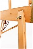 Paris Deluxe Artist French Easel w/Leather Carry Strap Holds Paint Canvas Up to 32 inches - Finished Beechwood