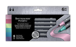 Spectrum Noir SPECN-MM-MIN6 6 Piece Rare Minerals Metallic Marker Set