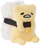 Gund Sanrio Gudetama the Lazy Egg Tamago Sushi Plush Keychain 3.5” , Yellow and White