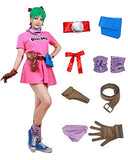Miccostumes Women's Anime Pink Dress Cosplay Costume with Full Accessories (women m)
