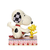 Jim Shore Peanuts 6007937 Snoopy & Woodstock with Heart Garland