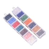 Bicone Crystal Beads Bulk Beaded-Wholease 4MM Czech Beads Mix Lot of 1400pcs Faceted Crystal