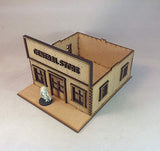 General Store 28mm MDF Kit Tombstone Desperado Legends Old West Terrain Building