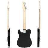 GTL 39 Inch Electric Guitar Beginner Kit,4/4 Full-Size Electric Guitar HSS Pick Up for Starter, with Bag, Strap, String, Cable, Picks (Sunset color)