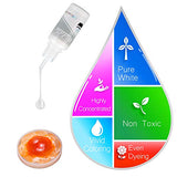 White Alcohol Ink Set - 4 Ounce 2 Type White Color Alcohol-Based Ink for Resin Petri Dish Making, Epoxy Resin Painting, Yupo Creations - White Alcohol Paint Color Dye for Resin Art, Tumbler - 120ml