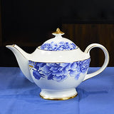 ACMLIFE Bone China Tea Set Service for 6, Tea Cup Set with Teapot, Sugar Bowl, Creamer Pitcher, Tea Cups and Saucers - Vintage Tea Sets for Women Tea Party & Gifts
