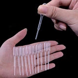 BronaGrand 200 Pieces Graduated Transfer Pipettes Plastic Eye Dropper Disposable Essential Oils Pipettes,Clear,Capacity 0.2ml