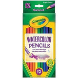 Crayola Colored Pencils, 50 Count, with Crayola Watercolor Colored Pencils Assorted Colors 12 Count
