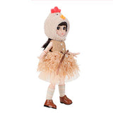 LoveinDIY 14.2 Inch BJD American Doll with Cloth Dress Up Girl Figure for DIY Customizing - Chick