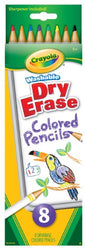 Crayola 8 Count Washable Dry-Erase Colored Pencils