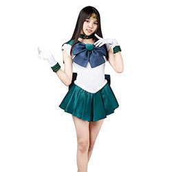 Cosfun Women's Cosplay Costume Dress mp000515 (XX-Small, A_Size) Dark Green