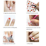 14 Sheets Nail Stickers for Women and Little Girls Nail Art Decoration - 3D Self-Adhesive DIY Nail Decals Set Including Hearts Fruits Flowers Animals Rainbow Nail Art Stickers for Woman Kids Girls