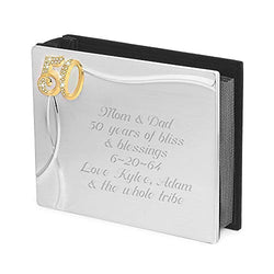 Things Remembered Personalized 50th Anniversary Album with Engraving Included