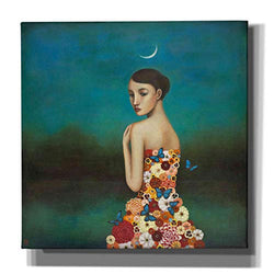 Epic Graffiti 'Reflective Nature' by Duy Huynh, Canvas Wall Art, 12"x12"