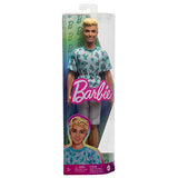 Barbie Ken Fashionistas Doll #211 with Blond Hair, Wearing Cactus Tee and White Shorts with Sneakers