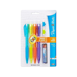Paper Mate Quick Flip Mechanical Pencil Set, 0.7mm, HB #2, Assorted Colors, 7 Count