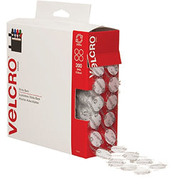 VELCRO Brand - Sticky Back Hook and Loop Fasteners | Perfect for Home or Office | 3/4in Coins |