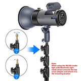 Neewer ML300 300W GN60 Outdoor Studio Flash Strobe Li-ion Battery Powered Monolight with 2.4G Wireless Trigger, 1000 Full Power Flashes, Recycle in 0.4-2.5 Sec, Bowens Mount