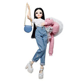 Proudoll 1/3 BJD Doll 60cm 24in SD Ball Jointed Dolls Fashion Girl Caroline Wig Jacket Jean T-Shirt Crossbady Bag High Heel