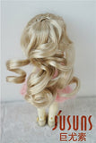 JD218 5-6'' 13-15CM Synthetic Mohair Doll Wigs 1/8 Blond Complex Braid Wig 5-6inch BJD Doll Accessories