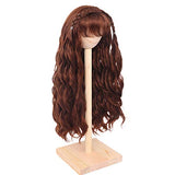 MUZI Wig 1/3 Doll Hair Wig, Girl Gift Long Wavy Curly Hair Doll Wig for 1/3 BJD SD Doll (3)