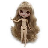 1/6 BJD Doll , 4-Color Changing Eyes Matte Face and Ball Jointed Body Dolls, 12 Inch Customized Dolls Can Changed Makeup and Dress DIY, Nude Doll Sold Exclude Clothes (S.3)
