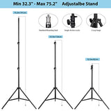 [Upgrade Version] HPUSN Softbox Lighting Kit 26inches Hexagon Continuous Lighting System Photography Studio Light Equipment with 2pcs 85W Bulbs for Live Broadcast, Portrait, Product Photography